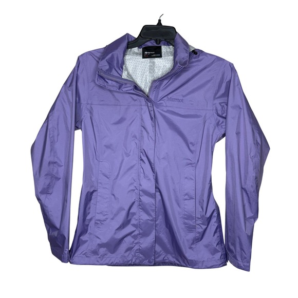 Marmot Jackets & Blazers - Marmot PreCip Rain Jacket Womens Medium Purple Waterproof Hooded Shell Gorpcore